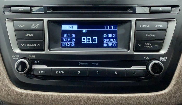 2015 Hyundai Elite i20 SPORTZ 1.2, Petrol, Manual, 87,676 km, Infotainment System