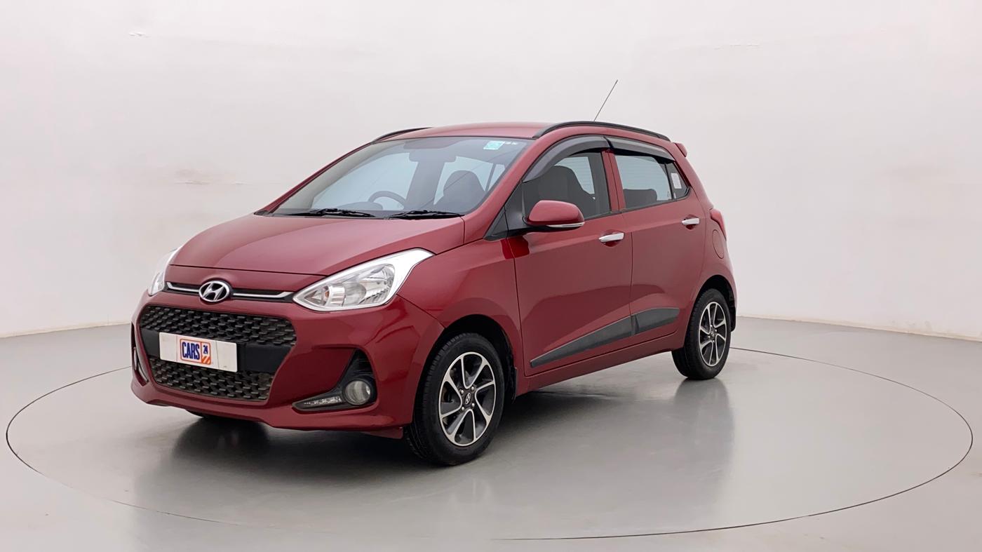 2017 Hyundai Grand i10 ASTA 1.2 KAPPA VTVT, Petrol, Manual, 42,588 km, Left Front Diagonal