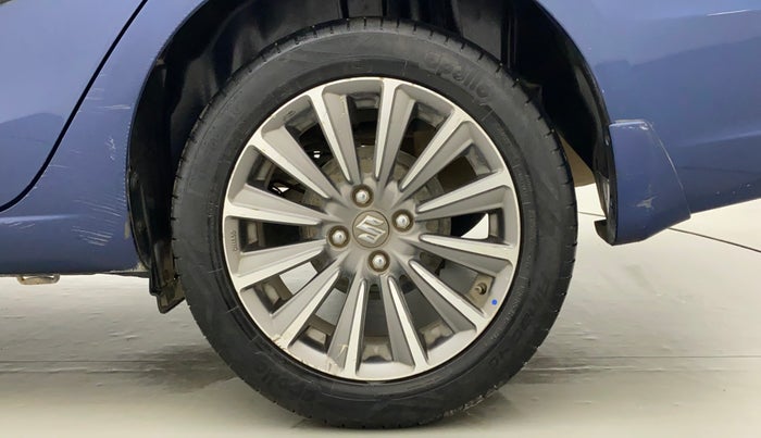 2018 Maruti Ciaz ALPHA  AT 1.5 SHVS PETROL, Petrol, Automatic, 85,423 km, Left Rear Wheel