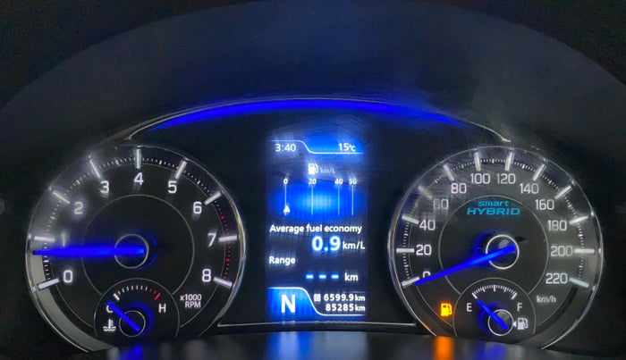 2018 Maruti Ciaz ALPHA  AT 1.5 SHVS PETROL, Petrol, Automatic, 85,423 km, Odometer Image