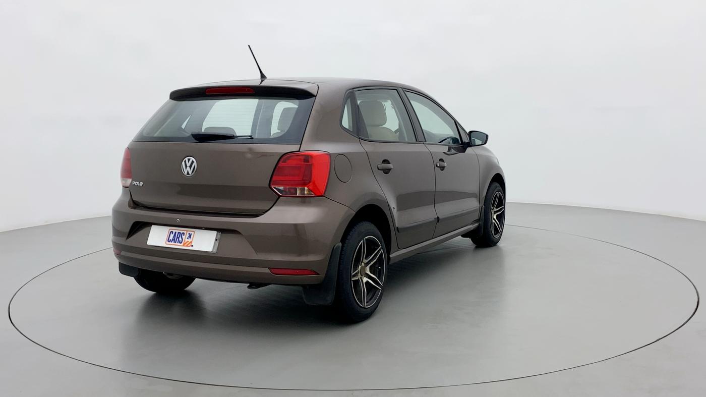 2016 Volkswagen Polo COMFORTLINE 1.2L PETROL, Petrol, Manual, 77,067 km, Right Back Diagonal