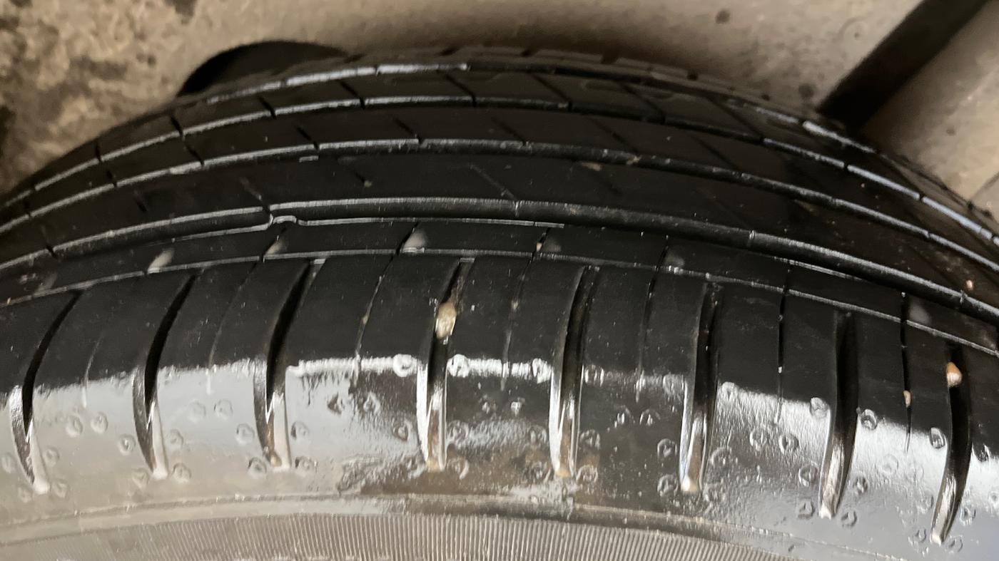 2023 MG HECTOR SHARP PRO 1.5 PETROL TURBO CVT PETROL, Petrol, Automatic, 23,038 km, Left Rear Tyre Tread