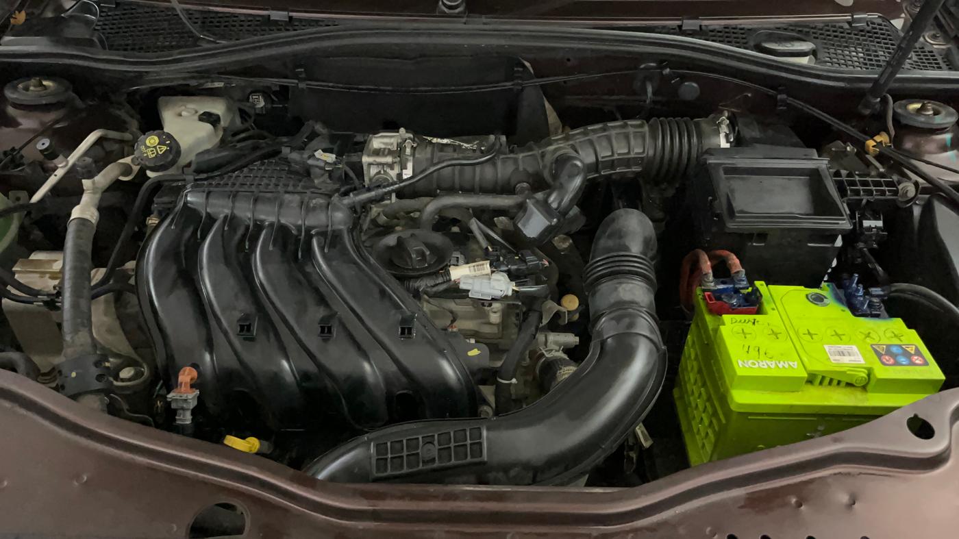 2019 Renault Duster RXS OPT CVT, Petrol, Automatic, 72,616 km, Engine View