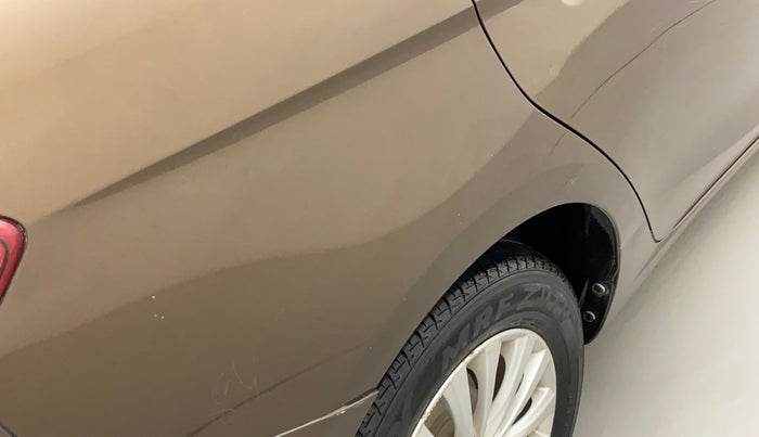 2015 Maruti Ciaz ZXI, Petrol, Manual, 52,038 km, Right quarter panel - Minor scratches