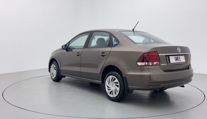 2018 Volkswagen Vento COMFORTLINE PETROL, Petrol, Manual, 24,137 km, Left Back Diagonal (45- Degree) View