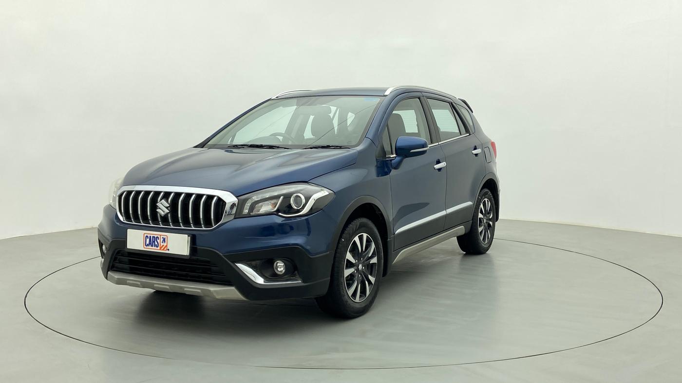 2020 Maruti S Cross ALPHA 1.5 SMART HYBRID, Petrol, Manual, 40,868 km, Left Front Diagonal
