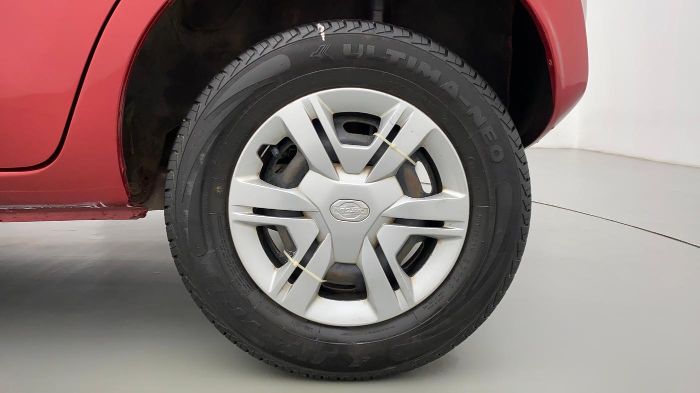 2017 Datsun Redi Go T (O), Petrol, Manual, 21,938 km, Left Rear Wheel