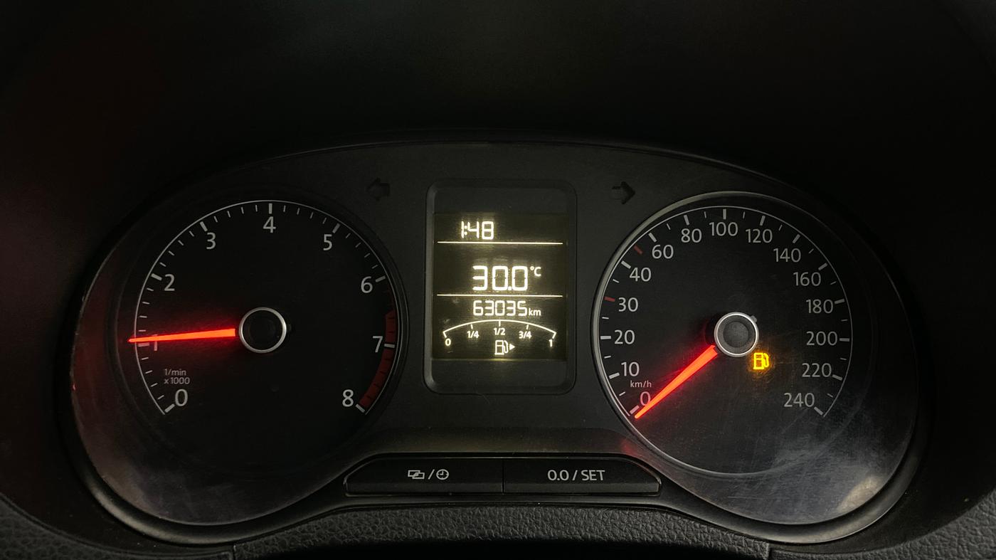 2018 Volkswagen Polo TRENDLINE 1.0L, Petrol, Manual, 63,035 km, Odometer Image