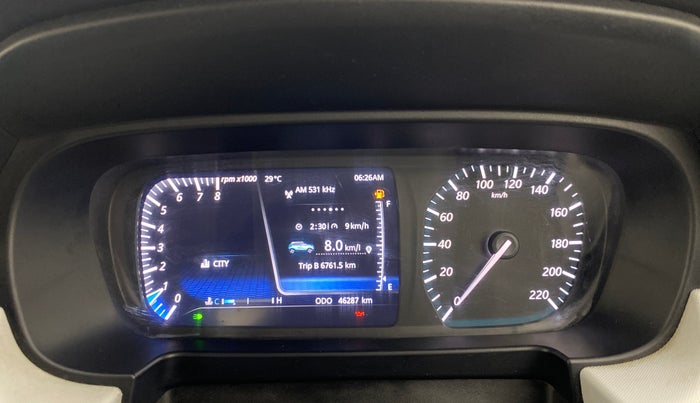2021 Tata PUNCH CREATIVE  MT, Petrol, Manual, 46,285 km, Odometer Image