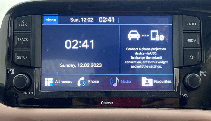 2020 Hyundai AURA SX 1.2, Petrol, Manual, 31,093 km, Infotainment System