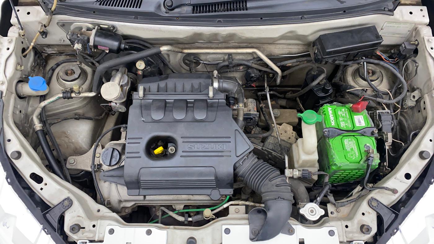 2014 Maruti Alto K10 VXI AMT P, Petrol, Automatic, 81,850 km, Engine Bonet View