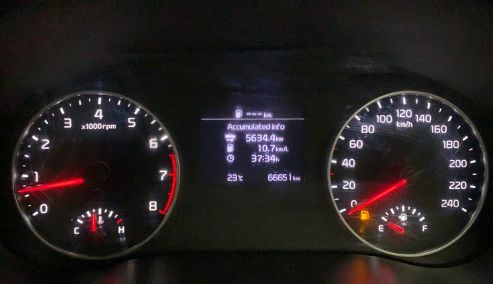2019 KIA SELTOS HTX 1.5 PETROL, Petrol, Manual, 66,651 km, Odometer Image
