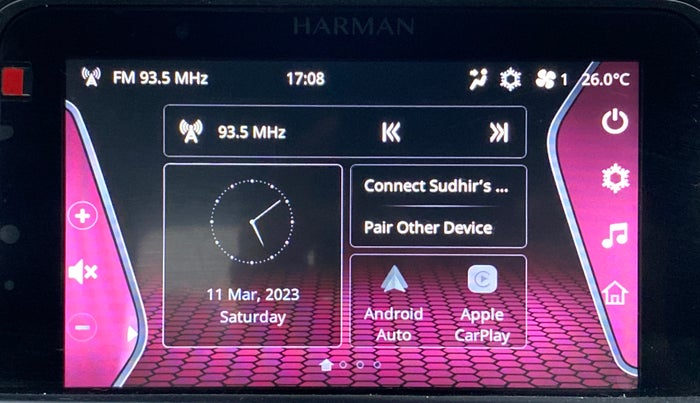 2022 Tata NEXON XZA PLUS (O) PETROL DARK EDITION, Petrol, Automatic, 13,193 km, Infotainment System