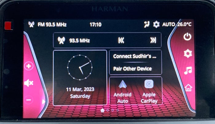 2022 Tata NEXON XZA PLUS (O) PETROL DARK EDITION, Petrol, Automatic, 13,193 km, Touchscreen Infotainment System