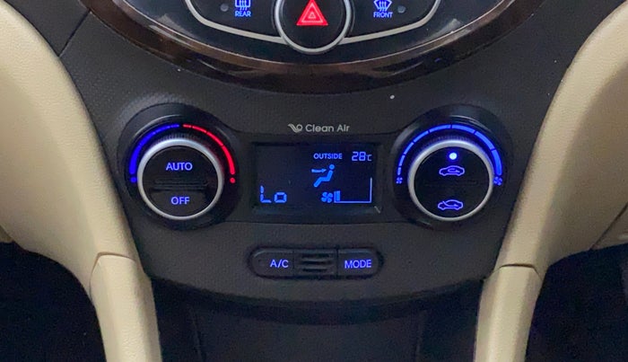 2017 Hyundai Verna 1.6 VTVT S, Petrol, Manual, 99,290 km, Automatic Climate Control