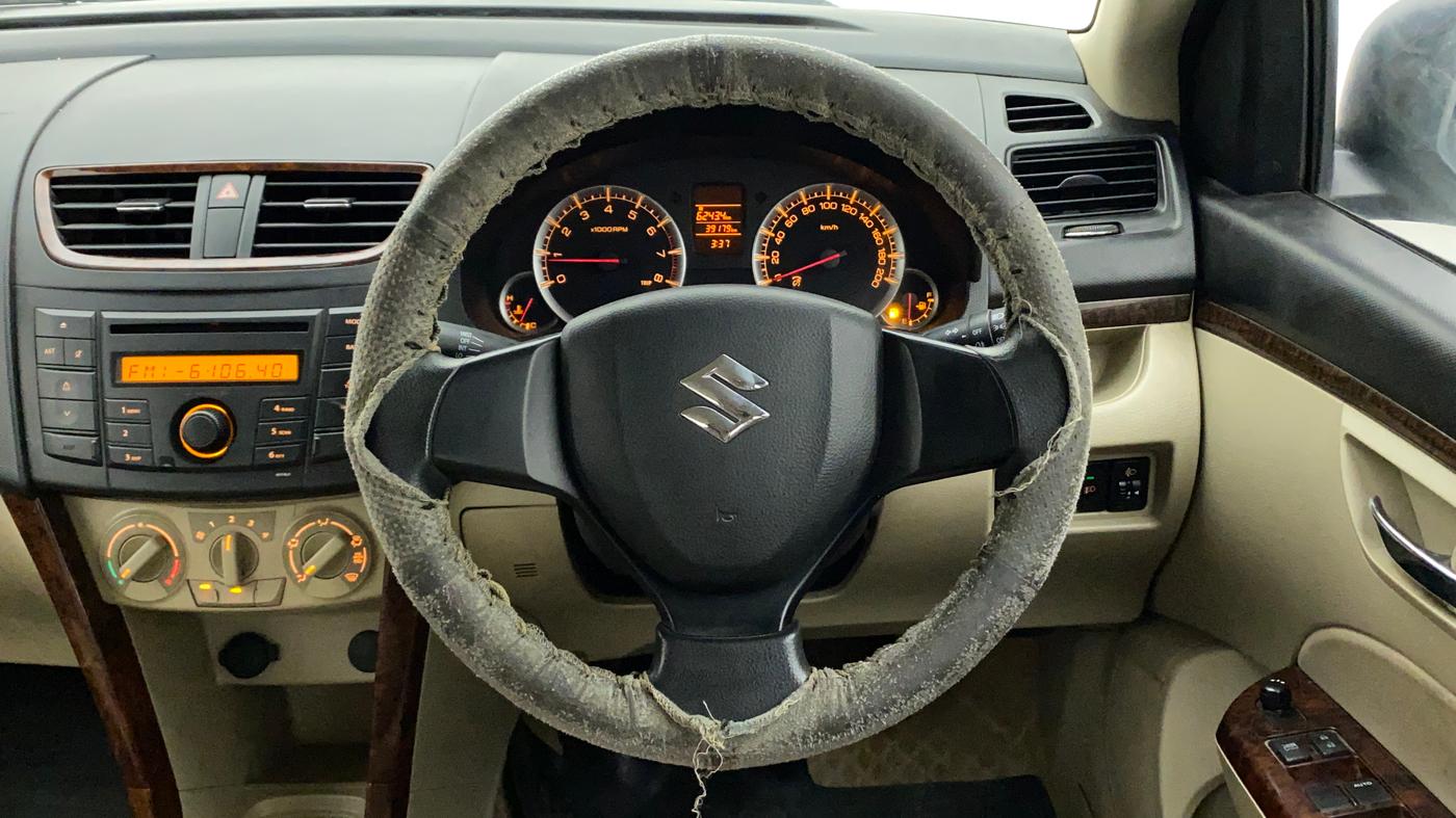 2014 Maruti Swift Dzire VXI, Petrol, Manual, 39,348 km, Steering Wheel Close Up