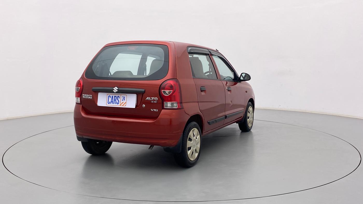2013 Maruti Alto K10 VXI, Petrol, Manual, 75,895 km, Right Back Diagonal