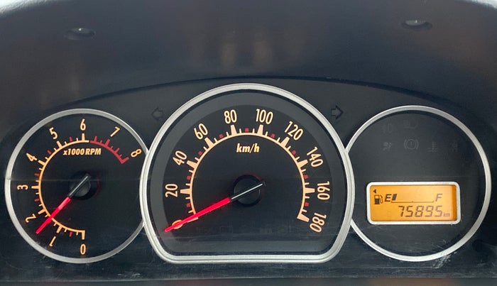 2013 Maruti Alto K10 VXI, Petrol, Manual, 75,895 km, Odometer Image