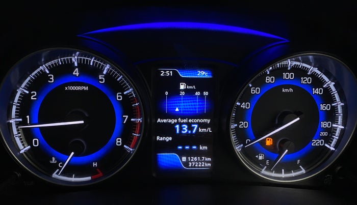 2021 Toyota Glanza G, Petrol, Manual, 37,179 km, Odometer Image