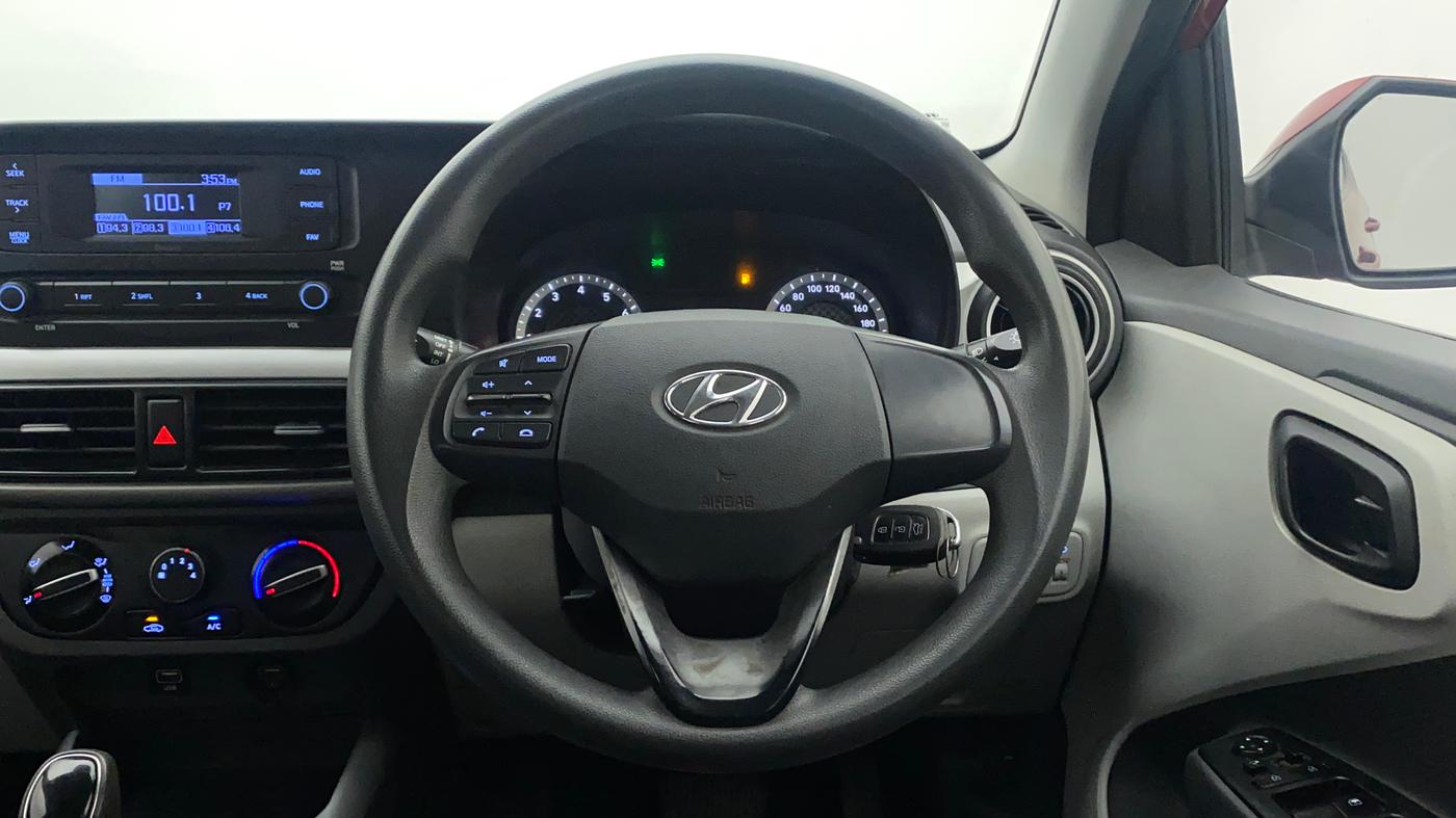 2019 Hyundai GRAND I10 NIOS MAGNA AMT 1.2 KAPPA VTVT, Petrol, Automatic, 43,440 km, Steering Wheel Close Up