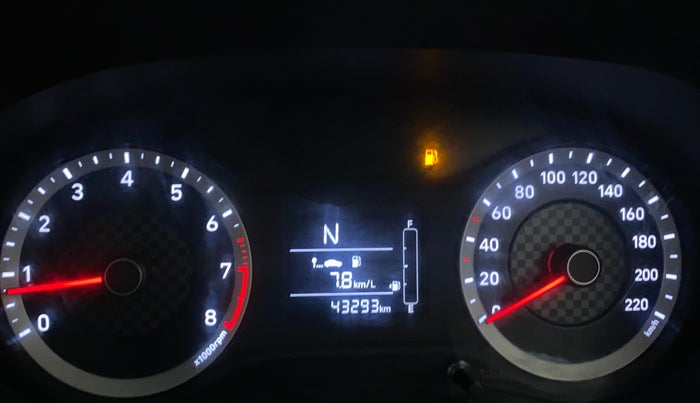 2019 Hyundai GRAND I10 NIOS MAGNA AMT 1.2 KAPPA VTVT, Petrol, Automatic, 43,440 km, Odometer Image
