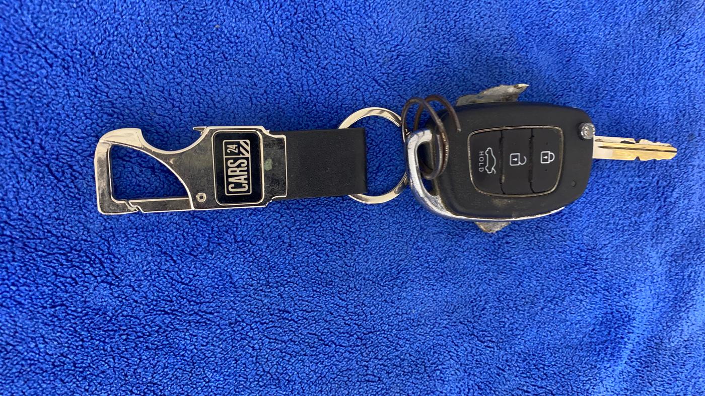 2019 Hyundai GRAND I10 NIOS MAGNA AMT 1.2 KAPPA VTVT, Petrol, Automatic, 43,440 km, Key Close Up