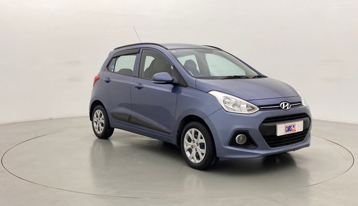 2015 Hyundai Grand i10 SPORTZ 1.2 KAPPA VTVT, Petrol, Manual, 16,870 km, Right Front Diagonal