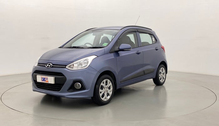 2015 Hyundai Grand i10 SPORTZ 1.2 KAPPA VTVT, Petrol, Manual, 16,870 km, Left Front Diagonal