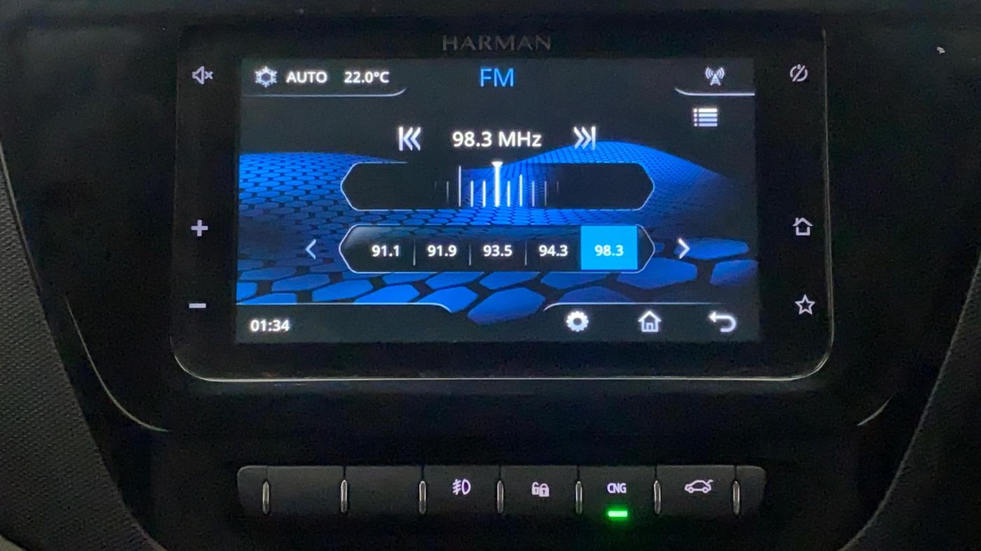 2022 Tata TIGOR XZ PLUS CNG, CNG, Manual, 5,837 km, Infotainment System