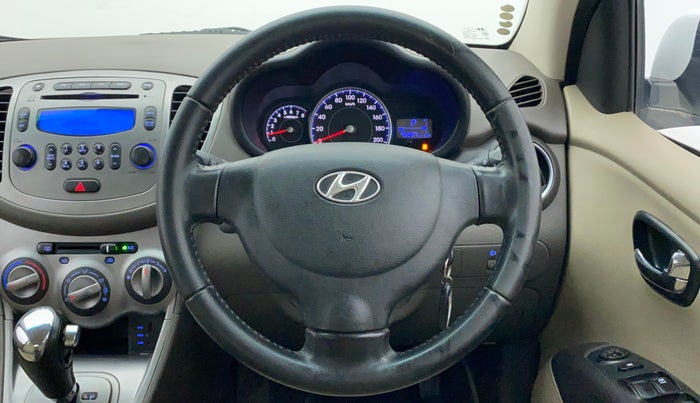 2012 Hyundai i10 SPORTZ 1.2 AT, Petrol, Automatic, 46,412 km, Steering Wheel Close Up