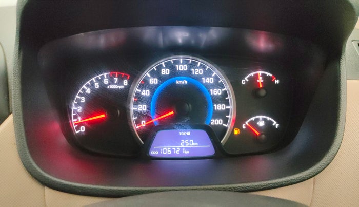 2016 Hyundai Grand i10 SPORTZ 1.2 KAPPA VTVT, Petrol, Manual, 1,06,696 km, Odometer Image