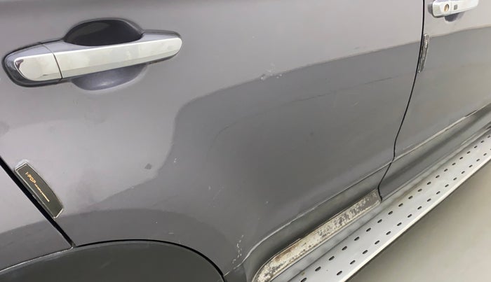 2017 Hyundai Creta SX PLUS 1.6 PETROL, Petrol, Manual, 1,05,384 km, Right rear door - Slightly dented