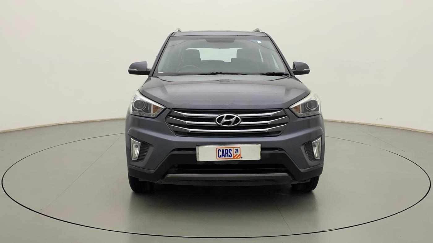 2017 Hyundai Creta SX PLUS 1.6 PETROL, Petrol, Manual, 1,05,384 km, Front