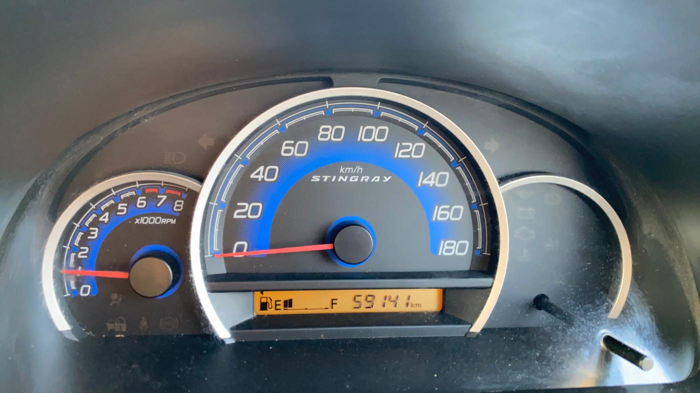 2014 Maruti Wagon R Stingray VXI, Petrol, Manual, 59,186 km, Odometer Image