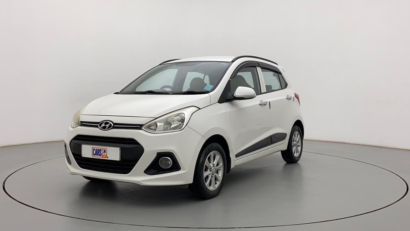 2015 Hyundai Grand i10 ASTA 1.1 CRDI, Diesel, Manual, 1,21,650 km, Left Front Diagonal