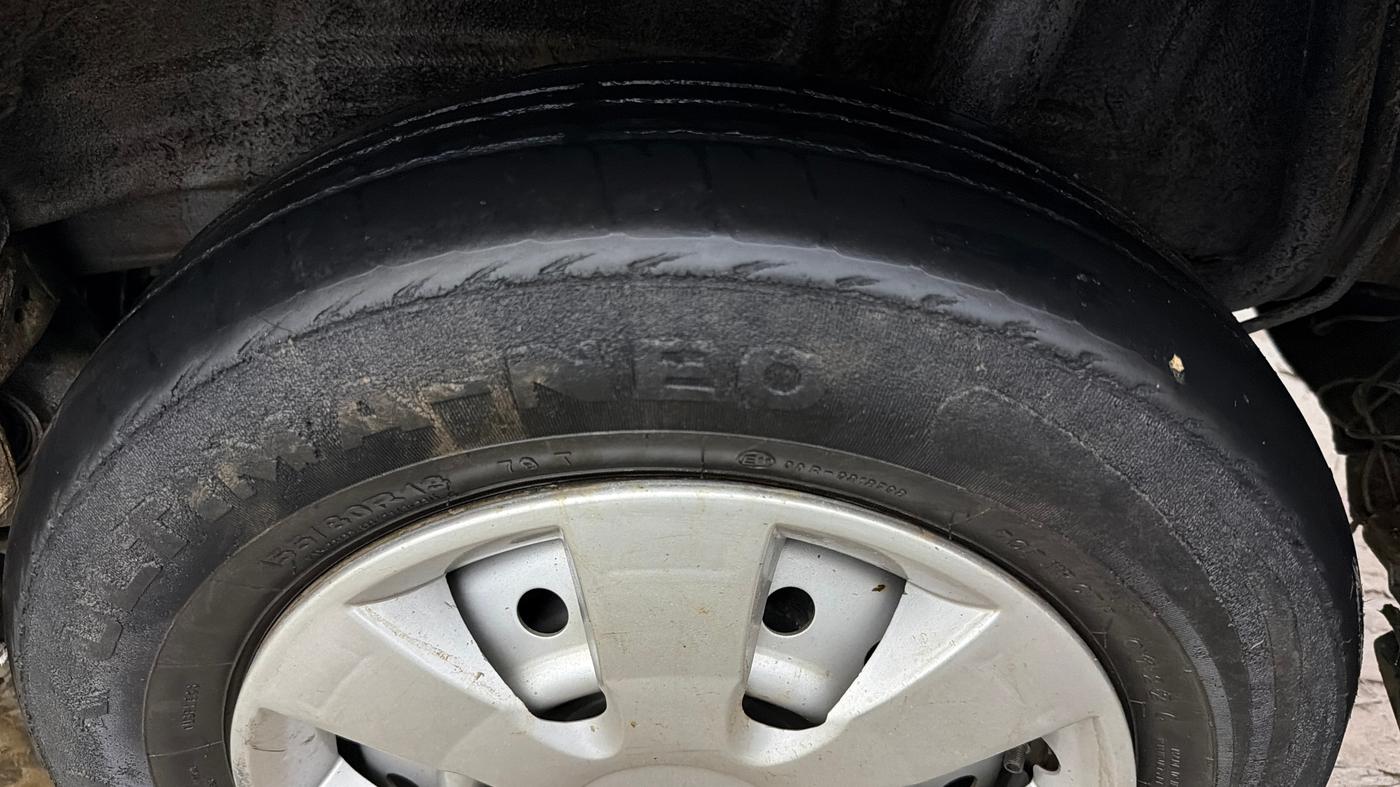 2022 Maruti New Wagon-R LXI CNG (O) 1.0, CNG, Manual, 1,04,176 km, Left Rear Tyre Tread