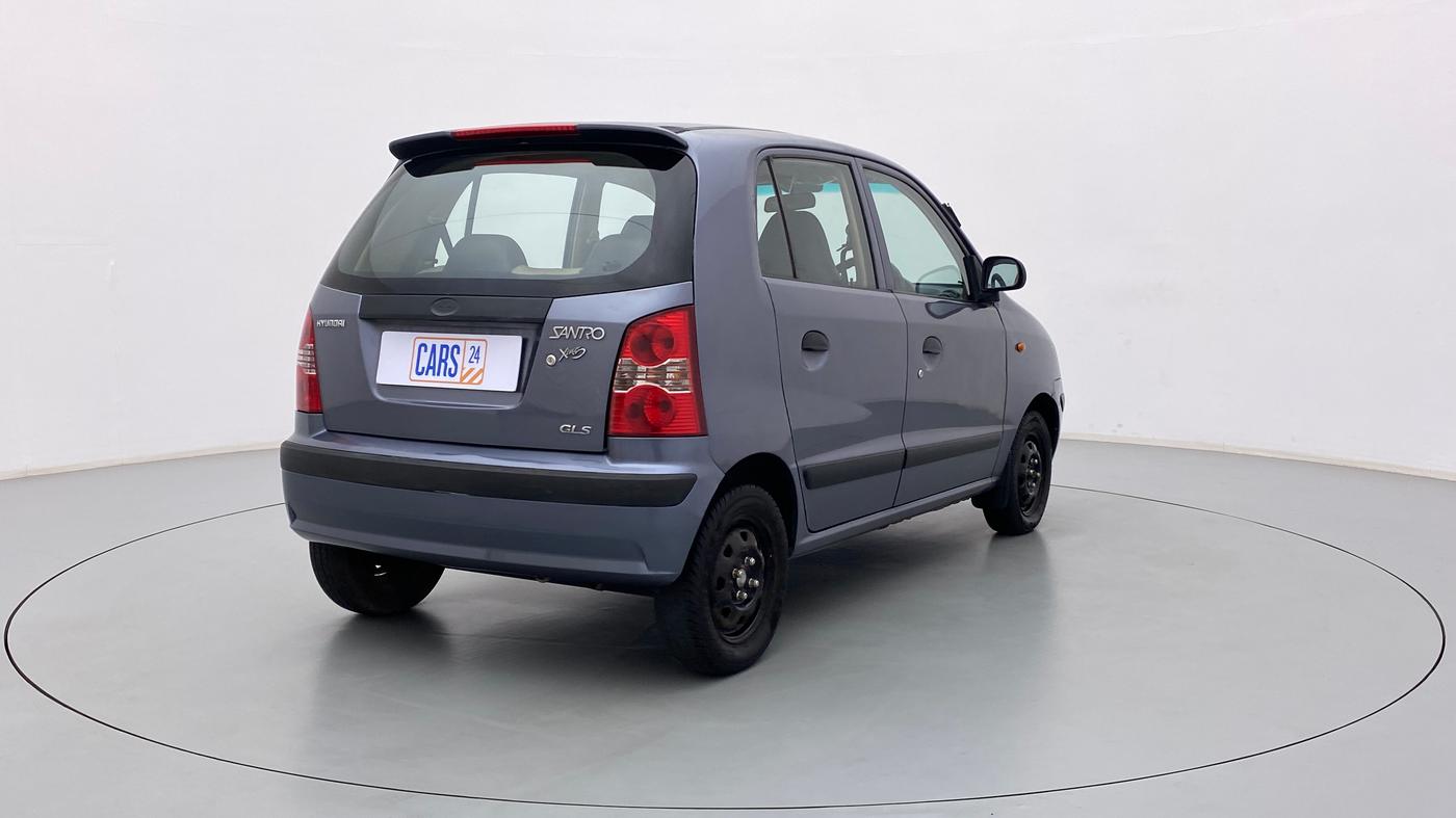 2010 Hyundai Santro Xing GLS, Petrol, Manual, 20,245 km, Right Back Diagonal