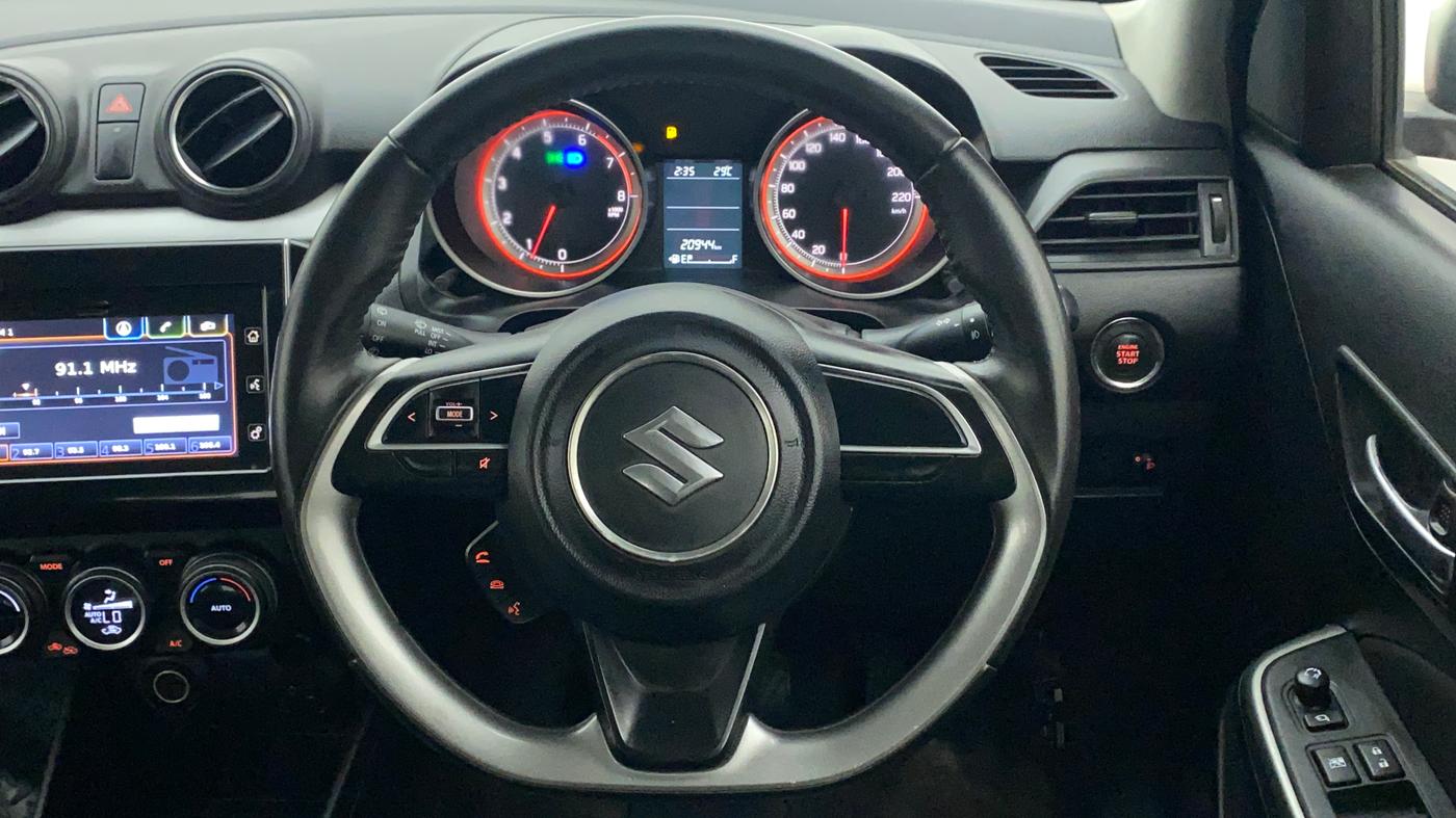 2019 Maruti Swift ZXI PLUS, Petrol, Manual, 21,093 km, Steering Wheel Close Up