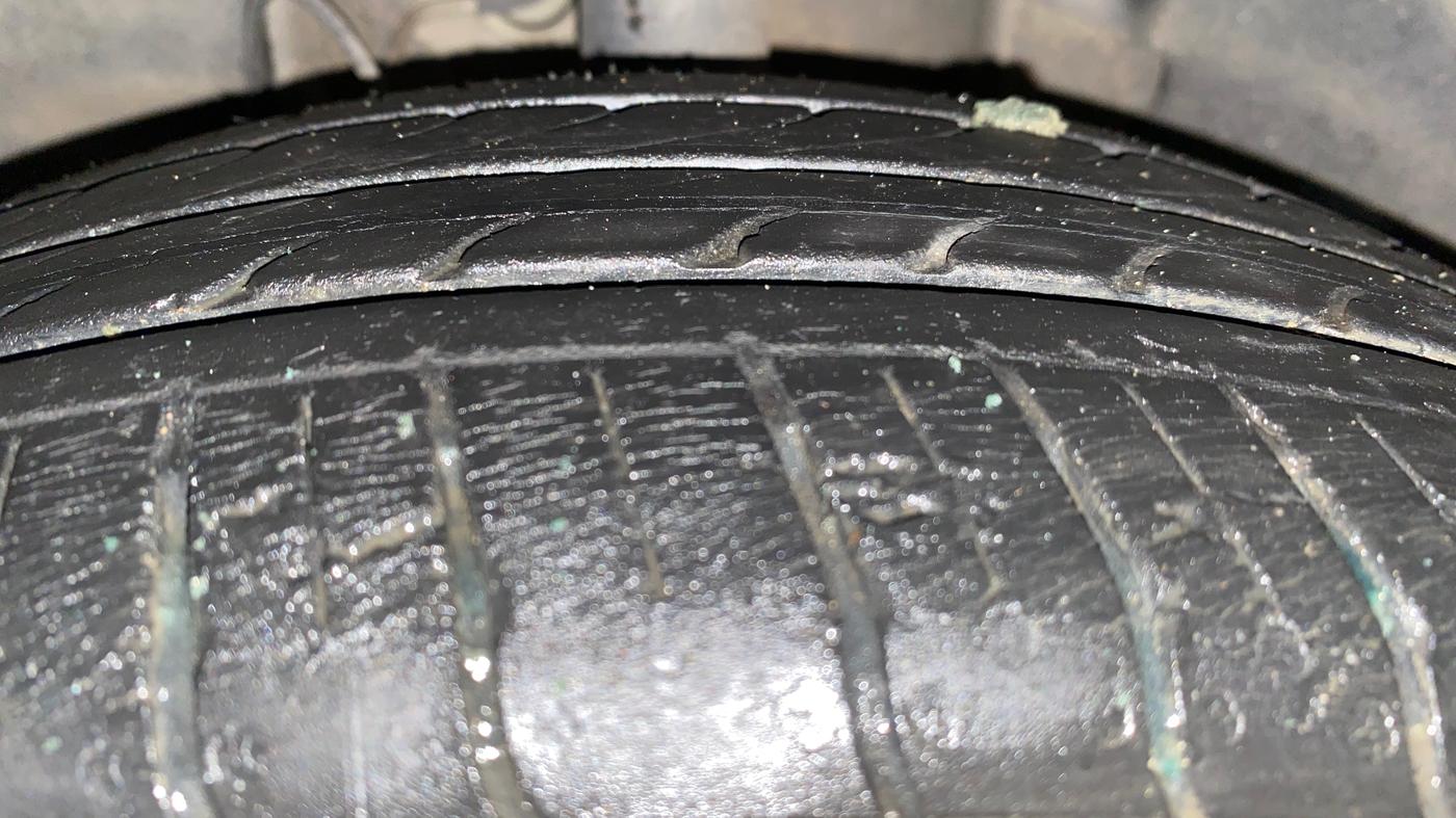 2020 Tata Tiago XZA PLUS PETROL, Petrol, Automatic, 9,876 km, Left Front Tyre Tread