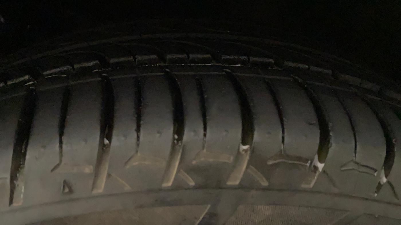 2019 Hyundai Verna 1.6 VTVT SX + AT, Petrol, Automatic, 50,480 km, Left Rear Tyre Tread