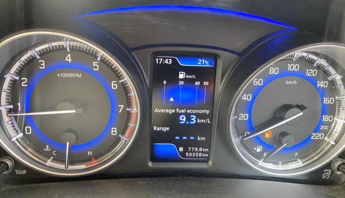 2019 Maruti Baleno ZETA PETROL 1.2, Petrol, Manual, 50,338 km, Odometer Image