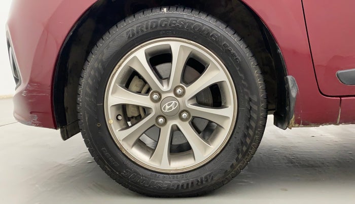 2015 Hyundai Grand i10 ASTA (O) 1.2 KAPPA VTVT, Petrol, Manual, 39,950 km, Left Front Wheel