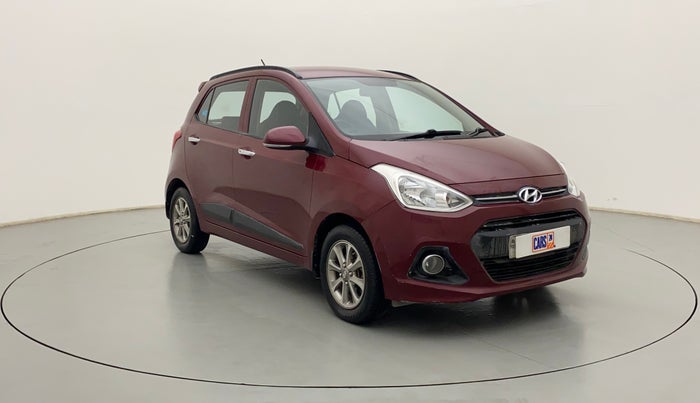 2015 Hyundai Grand i10 ASTA (O) 1.2 KAPPA VTVT, Petrol, Manual, 39,950 km, Right Front Diagonal