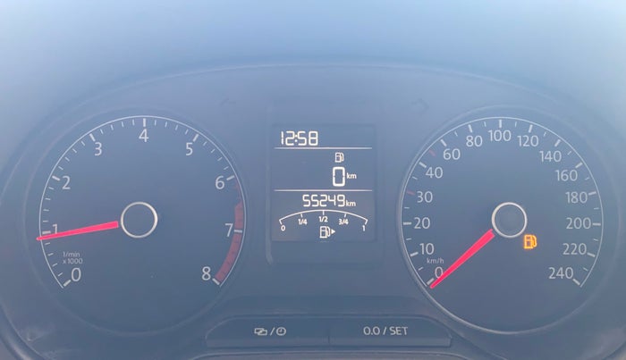 2016 Volkswagen Vento HIGHLINE 1.6 MPI, Petrol, Manual, 55,245 km, Odometer Image