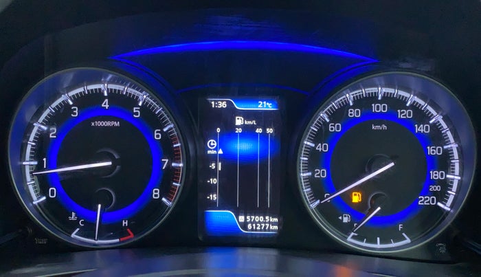2015 Maruti Baleno ALPHA 1.2 K12, Petrol, Manual, 61,210 km, Odometer Image