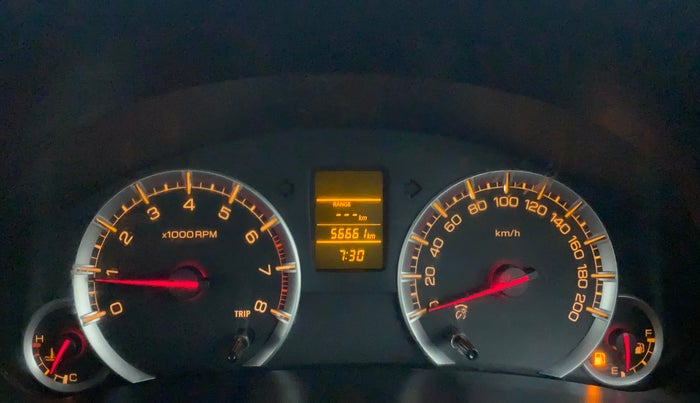 2014 Maruti Swift VXI, Petrol, Manual, 56,661 km, Odometer Image