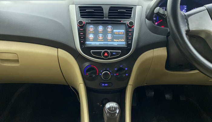 2016 Hyundai Verna FLUIDIC 1.4 VTVT, Petrol, Manual, 53,414 km, Air Conditioner
