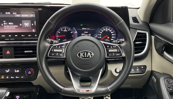 2020 KIA SELTOS 1.4 GTX+ TURBO GDI PETROL AT, Petrol, Automatic, 39,064 km, Steering Wheel Close Up