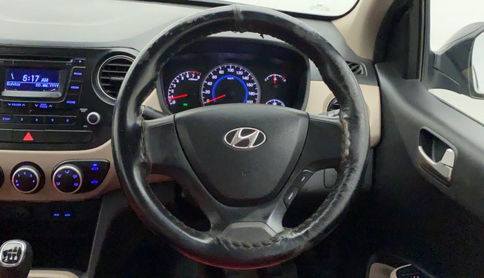 2013 Hyundai Grand i10 SPORTZ 1.2 KAPPA VTVT, CNG, Manual, 70,686 km, Steering Wheel Close Up