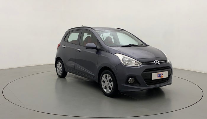 2013 Hyundai Grand i10 SPORTZ 1.2 KAPPA VTVT, CNG, Manual, 70,686 km, Right Front Diagonal